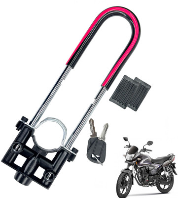 Generox Security Lock for CB Shine Heavy Duty Red and Black CB Shine U Lock(Black, Red)