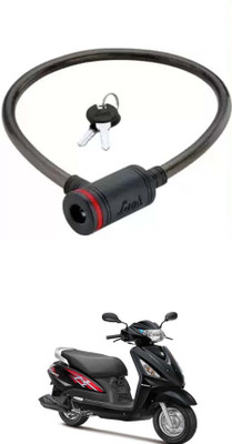 E-Shoppe Bike Cable Lock For Swish 125 Cable Lock(Black)