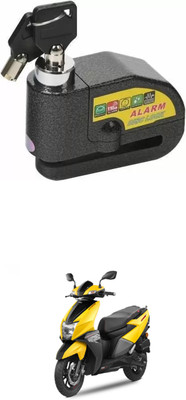 PRTEK TVS ALARAM BIKE DISC LOCK_UYH_115 Disc Lock(Black)