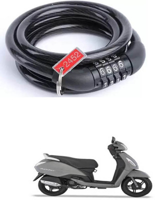 E-Shoppe Bike Number Smart Lock For Jupiter Quick Release Lock(Black)