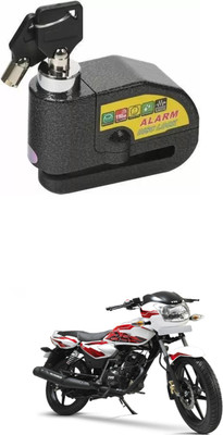 PRTEK TVS ALARAM BIKE DISC LOCK_UYH_122 Disc Lock(Black)