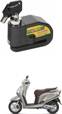 PRTEK Honda ALARAM BIKE DISC LOCK_UYH_21 Disc Lock(Black)