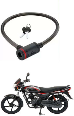 E-Shoppe Bike Cable Lock For Platina 125 Cable Lock(Black)