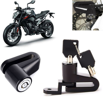 AUTO PEARL Disc Brake Lock, Anti Theft Heavy Duty Security Disc Lock for 790 Duke Dsic Lock_463 Disc Lock(Black)