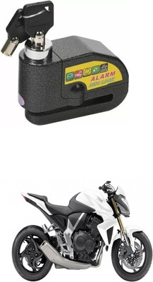 PRTEK Honda ALARAM BIKE DISC LOCK_UYH_27 Disc Lock(Black)