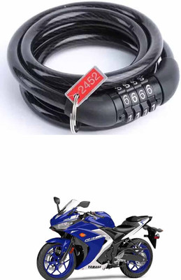 E-Shoppe Bike Number Smart Lock For YZF R3 Quick Release Lock(Black)