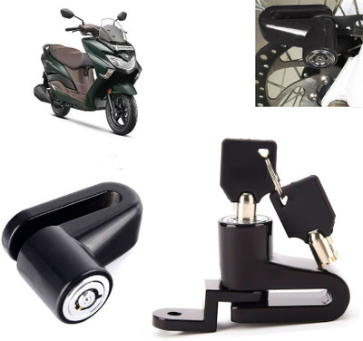 AUTO PEARL Anti Theft Heavy Duty Security Disc Lock for Burgman Street 125 Dsic Lock_577 Disc Lock(Black)