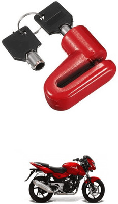 LOVMOTO Universal Heavy Duty Disc Brake Lock Anti Theft Security Lock Pul-sar Universal Heavy Duty Disc Brake Lock Anti Theft Security Lock Pul-sar Disc Lock(Red)