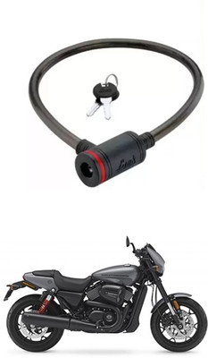 E-Shoppe Bike Cable Lock For Street Rod Cable Lock(Black)
