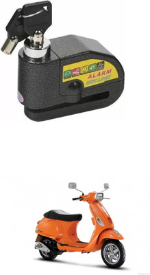 PRTEK Piaggio ALARAM BIKE DISC LOCK_UYH_169 Disc Lock(Black)