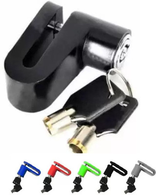 CROXIV Universal Anti-Theft Wheel Security Disc Brack Lock for Bikes/Scooty/Cycle/Motorcycle Disc Lock(Multicolor)