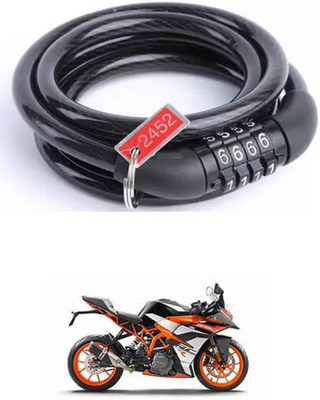 E-Shoppe Bike Number Smart Lock For RC 390 Quick Release Lock(Black)