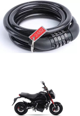 E-Shoppe Bike Number Smart Lock For Monster Quick Release Lock(Black)