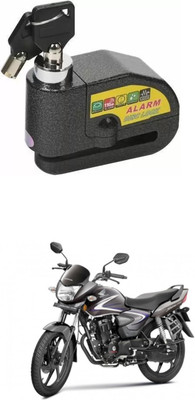 PRTEK Honda ALARAM BIKE DISC LOCK_UYH_30 Disc Lock(Black)