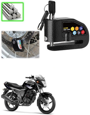 Qiisx Disc Alarm Lock DAZ Motorcycle Alarm Lock 110db Heavy Duty Anti-Theft Alarm for Yamaha SZ X Disc Lock(Black)