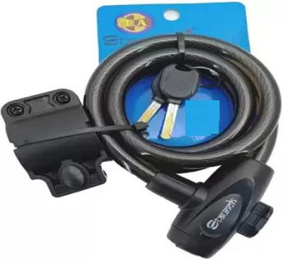 SRPHERE Heavy Quality Cycle Cable Lock , Helmet Lock Cable Lock(Black)