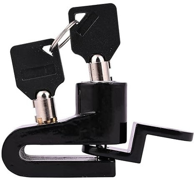 Dhruvtraders Mini Bicycle Motorcycle Disc Brake Lock/Disk Lock Security Disc Lock(Black)