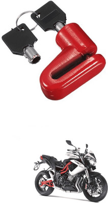 LOVMOTO Universal Heavy Duty Disc Brake Lock Anti Theft Security Lock TNT R6 Universal Heavy Duty Disc Brake Lock Anti Theft Security Lock TNT R6 Disc Lock(Red)