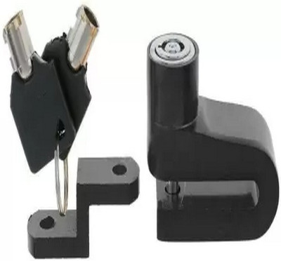 SOWME Mini Bicycle Motorcycle Disc Brake Lock/Disk Lock Security Disc Lock Disc Lock(Black)