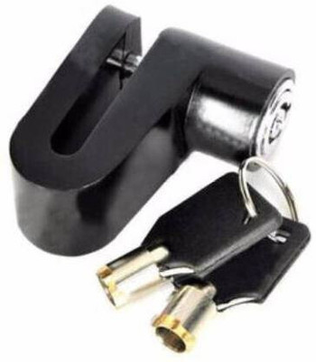 Sunriders Anti Theft Heavy Duty Security Disc Lock for Hunter 350 break disk lock DBL25 Chain Lock, Disc Lock, Wheel Lock (Black) Disc Lock(Black)