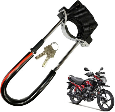 Dhe Best Bike Front Shocker Lock Wheel Lock For Hero Passion Pro TR Bike Front Shocker Lock Wheel Lock For Hero Passion Pro TR Wheel Lock(Black)