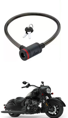 E-Shoppe Bike Cable Lock For Chieftain Cable Lock(Black)