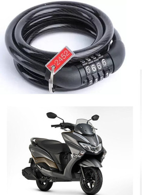 E-Shoppe Bike Number Smart Lock For Burgman Street Quick Release Lock(Black)