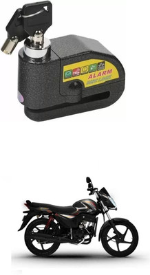 PRTEK Mahindra ALARAM BIKE DISC LOCK_UYH_117 Disc Lock(Black)