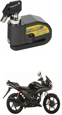 PRTEK Honda ALARAM BIKE DISC LOCK_UYH_34 Disc Lock(Black)