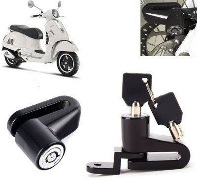 AUTO PEARL Anti Theft Heavy Duty Security Disc Lock for Elettrica BS6 Disc-Lock_726 Disc Lock(Black)