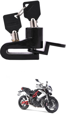 LOVMOTO Mini Bicycle Motorcycle Disc Brake Lock/ Disk Lock Security (Random Colors) 167 Disc Lock(Black)
