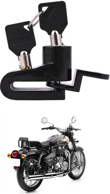 LOVMOTO Mini Bicycle Motorcycle Disc Brake Lock/ Disk Lock Security (Random Colors) 25 Disc Lock(Black)