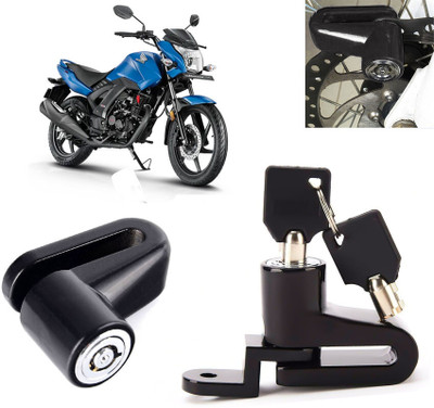 AUTO PEARL Disc Brake Lock, Anti Theft Heavy Duty Security Disc Lock for CB Unicorn 160 Dsic Lock_313 Disc Lock(Black)
