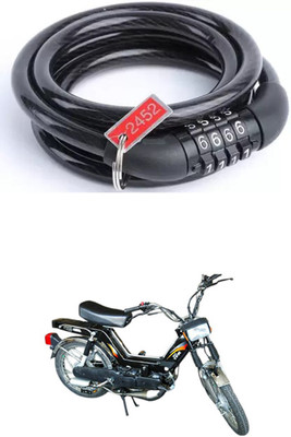 E-Shoppe Bike Number Smart Lock For Luna Quick Release Lock(Black)