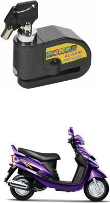 PRTEK Mahindra ALARAM BIKE DISC LOCK_UYH_136 Disc Lock(Black)