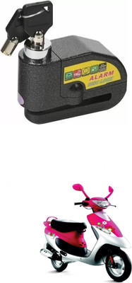 PRTEK Mahindra ALARAM BIKE DISC LOCK_UYH_139 Disc Lock(Black)