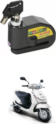 PRTEK Mahindra ALARAM BIKE DISC LOCK_UYH_54 Disc Lock(Black)