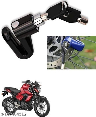 KGMZONE Mini Bicycle Motorcycle Disc Brake Lock Universal Motorcycle Disk Brake Lock posh Disc Lock(Red)