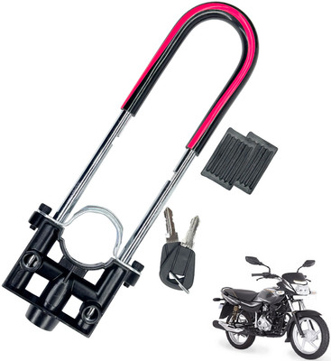 Generox Security Lock for Platina 110 Heavy Duty Red and Black Platina 110 U Lock(Black, Red)