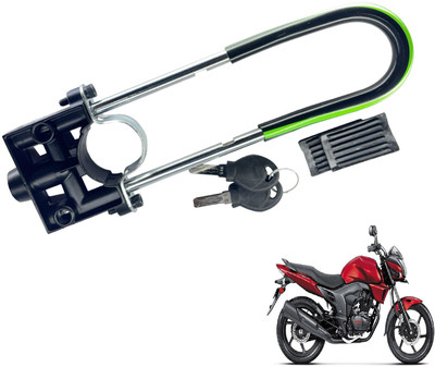 Generox Security Lock for CB Trigger Green and Black CB Trigger U Lock(Black, Green)