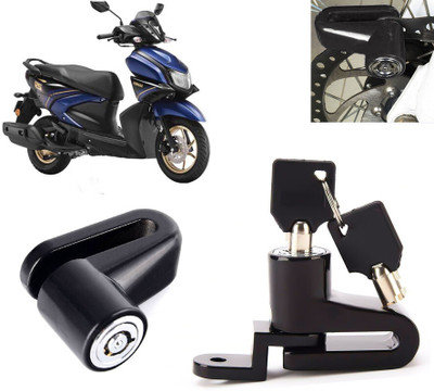 AUTO PEARL Anti Theft Heavy Duty Security Disc Lock for RayZR 125 Dsic Lock_820 Disc Lock(Black)
