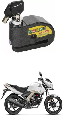 PRTEK Honda ALARAM BIKE DISC LOCK_UYH_33 Disc Lock(Black)