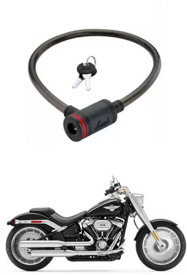 E-Shoppe Bike Cable Lock For Fat Boy Cable Lock(Black)