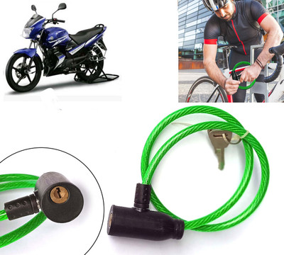 AUTO PEARL Heavy Duty Braided Steel Wires Cable Bike Lock Compatible with Gladiator RS Cable Lock(Multicolor)
