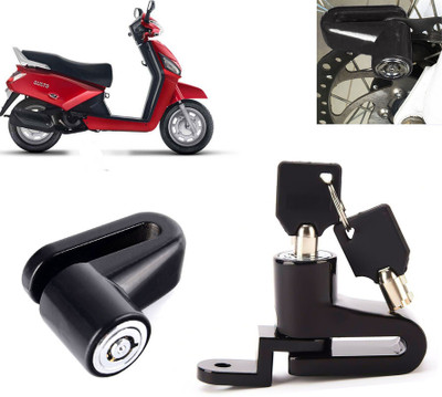 AUTO PEARL Disc Brake Lock, Anti Theft Heavy Duty Security Disc Lock for Gusto Electric Dsic Lock_495 Disc Lock(Black)