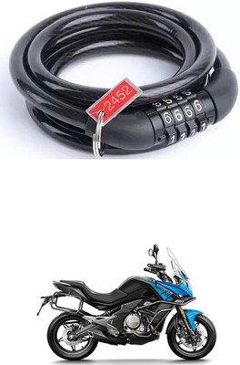 E-Shoppe Bike Number Smart Lock For 650MT Quick Release Lock(Black)