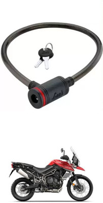 E-Shoppe Bike Cable Lock For Tiger 800 Cable Lock(Black)