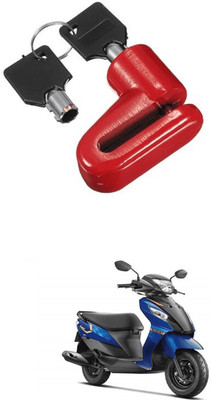 LOVMOTO Universal Heavy Duty Disc Brake Lock Anti Theft Security Lock Le-ts Universal Heavy Duty Disc Brake Lock Anti Theft Security Lock Le-ts Disc Lock(Red)