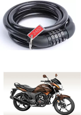 E-Shoppe Bike Number Smart Lock For Hunk Quick Release Lock(Black)