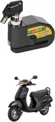 PRTEK Hero ALARAM BIKE DISC LOCK_UYH_09 Disc Lock(Black)